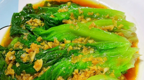 蒜蓉蚝油生菜详细制作方法，口感脆嫩