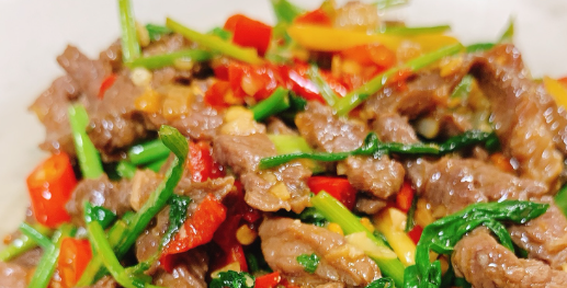 小炒黄牛肉制作方法，配米饭或拌面超级下饭