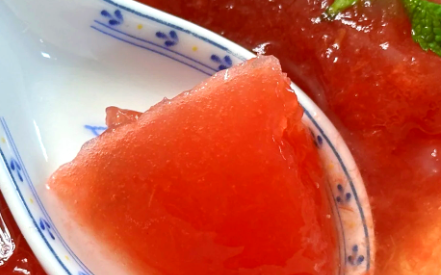 解暑小吃西瓜酪家庭简易版制作方法，可用哈密瓜、芒果等水果替换