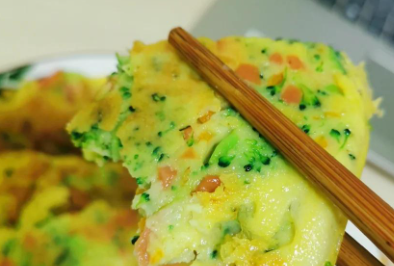 早餐西兰花鸡蛋火腿肠饼详细制作方法
