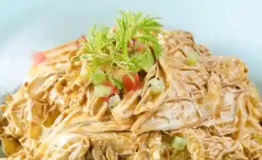 麻酱白菜制作方法，搭配粥或面条都很开胃