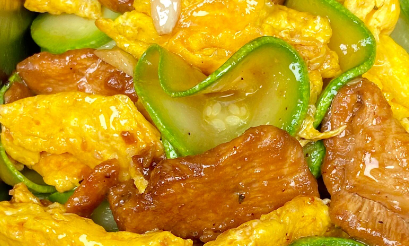 西葫芦炒肉炒蛋制作方法，口感清爽鲜嫩，荤素搭配均衡