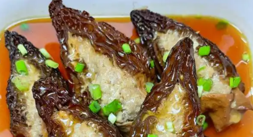 羊肚菌酿肉制作方法，菌香与肉香交融
