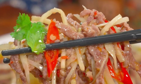 仔姜牛肉丝制作方法，配米饭或卷饼，香辣下饭