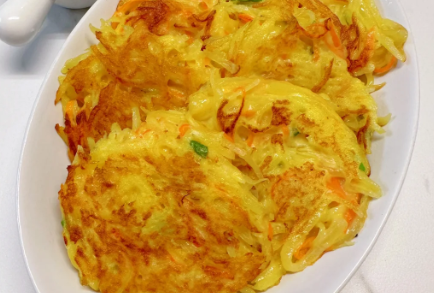 土豆丝培根煎饼制作方法，外酥里嫩，口感香脆