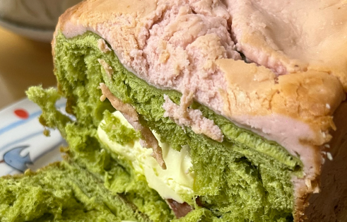 抹茶巴斯克吐司制作方法，口感独特且层次丰富