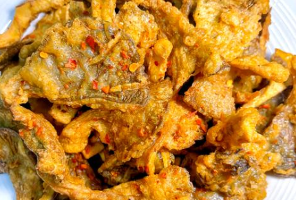 香酥蘑菇制作方法，外皮焦香，内里鲜嫩