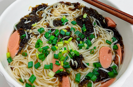 紫菜清汤面🍜制作方法，清爽不腻，适合早餐或快手餐