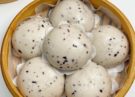 蓝莓夹心馒头制作方法，口感松软香甜，夹心酸甜可口